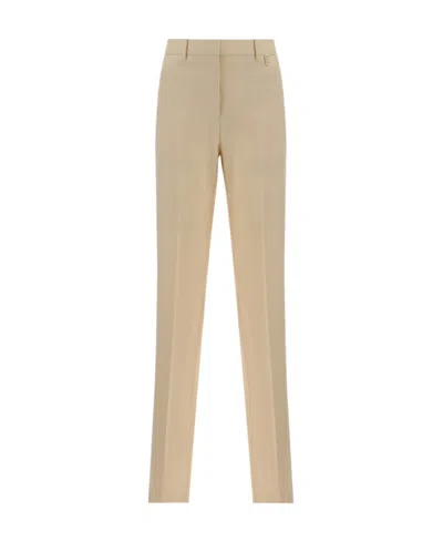 Burberry Straight Casual Pants In Nude