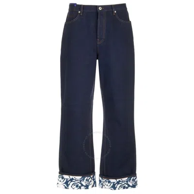Burberry Japanese Denim Curved Leg Jeans In 10 Words In Blue