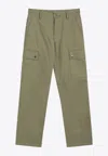 Burberry Men Cappuccino Cotton Cargo Pant In Brown