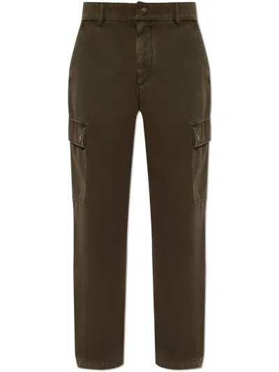 BURBERRY STRAIGHT-LEG CARGO TROUSERS