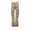 Burberry Straight-leg Checked Cargo Pants In Teacup Pasture