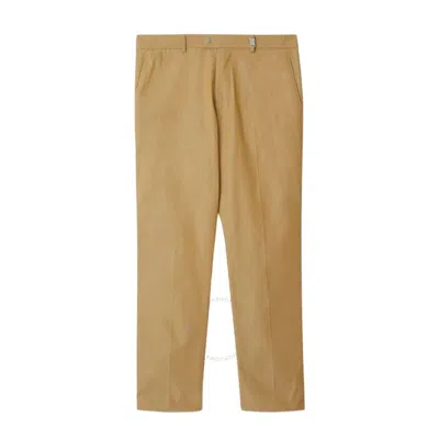 Burberry Men Cotton Trousers In Brown