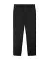 Burberry Straight-leg Cotton Trousers In Black