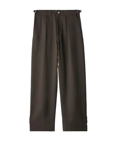 BURBERRY BURBERRY STRAIGHT-LEG PLEAT-DETAILED TROUSERS