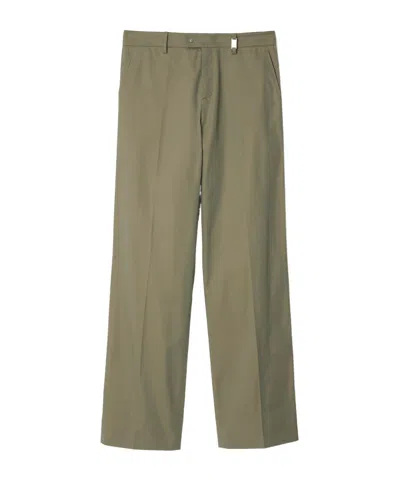 BURBERRY BURBERRY MID RISE STRAIGHT-LEG TROUSERS