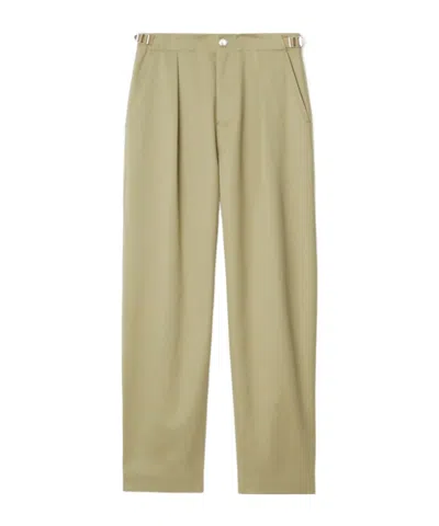 BURBERRY BURBERRY STRAIGHT-LEG BUCKLE-WAIST TROUSERS
