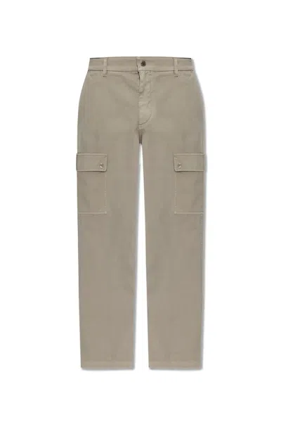 Burberry Straight Leg Jeans In Beige