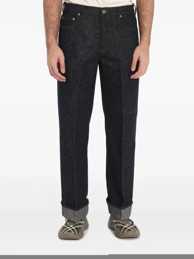 Burberry Straight-leg Jeans In Blau