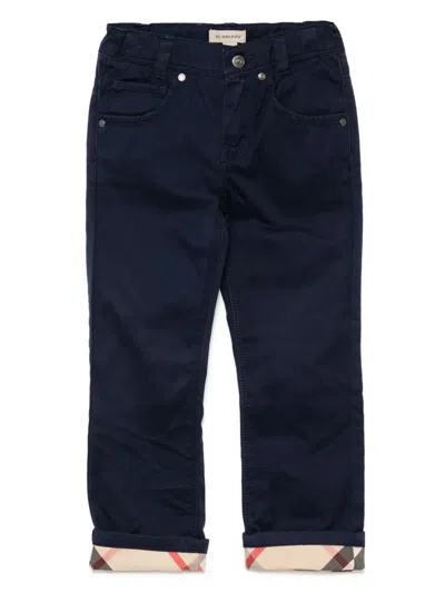 Burberry Kids' Straight-leg Jeans In Black