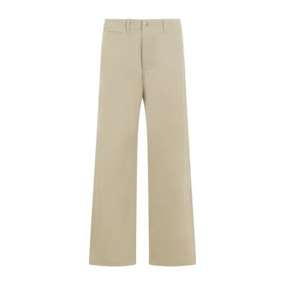 Burberry Straight Leg Pants In Neutral