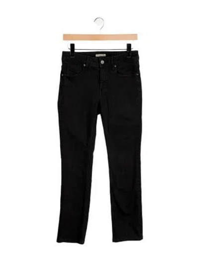 Pre-owned Burberry Straight Leg Pants In Black