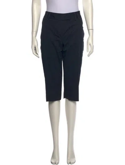 Pre-owned Burberry Straight Leg Pants In Black