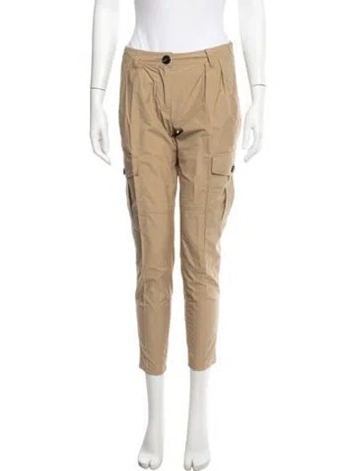Pre-owned Burberry Straight Leg Pants In Neutrals