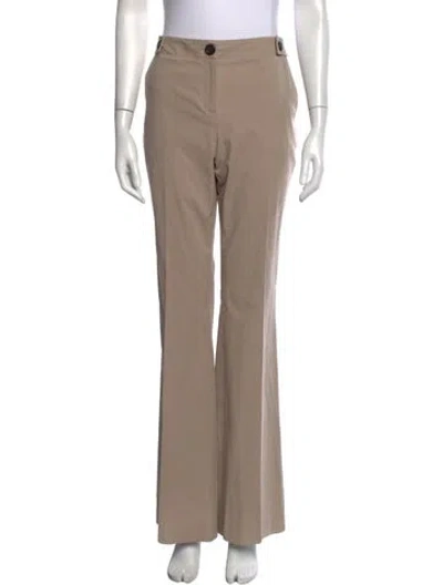 Pre-owned Burberry Straight Leg Pants In Neutrals