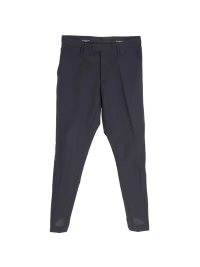Pre-owned Burberry Straight-leg Trousers In Blue