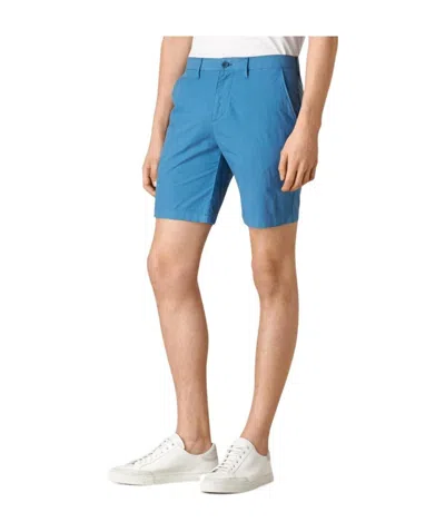 Burberry Straight Tube Slim Shorts In Blue