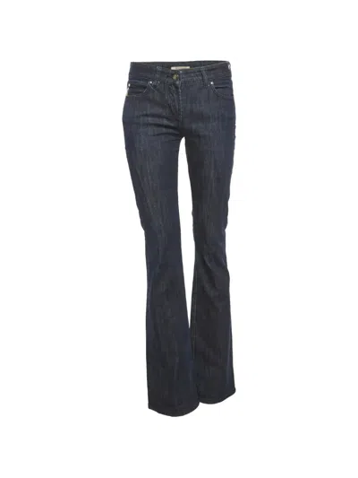 Pre-owned Burberry Straight-fit Jeans In Blue