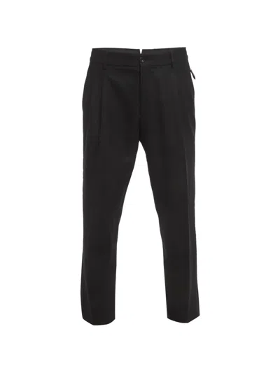 Pre-owned Burberry Straight-fit Trousers In Black
