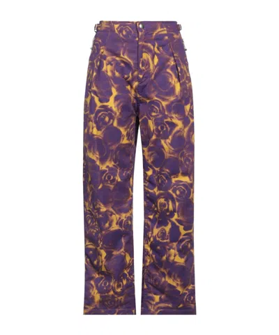 Burberry Straight-leg Casual Trousers In Blue