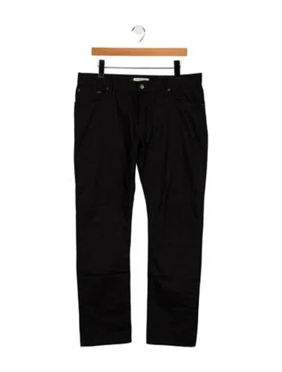 Pre-owned Burberry Straight-leg Jeans In Black