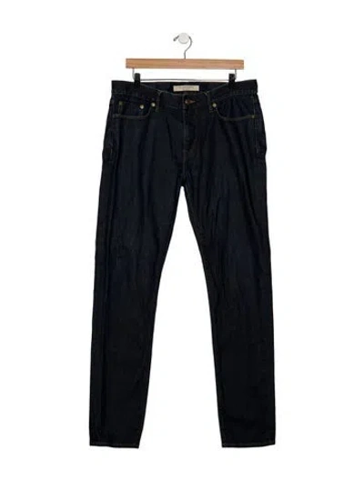 Pre-owned Burberry Straight-leg Jeans In Black