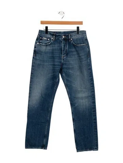Pre-owned Burberry Straight-leg Jeans In Blue