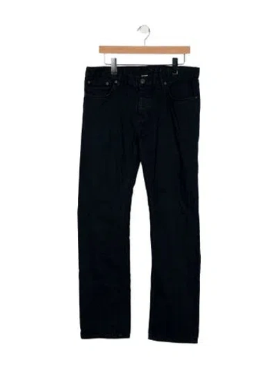 Pre-owned Burberry Straight-leg Jeans In Blue