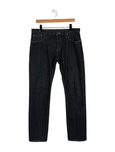 Pre-owned Burberry Straight-leg Jeans In Blue