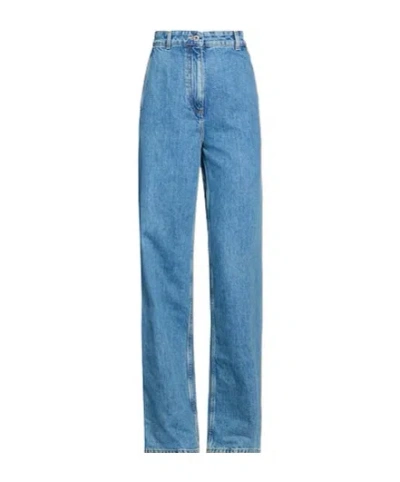 Burberry Straight-leg Jeans In Blue