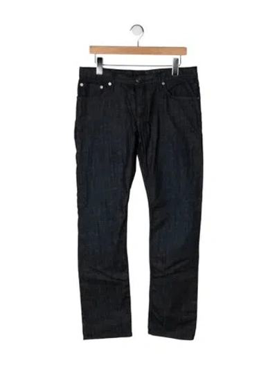 Pre-owned Burberry Straight-leg Jeans In Gray