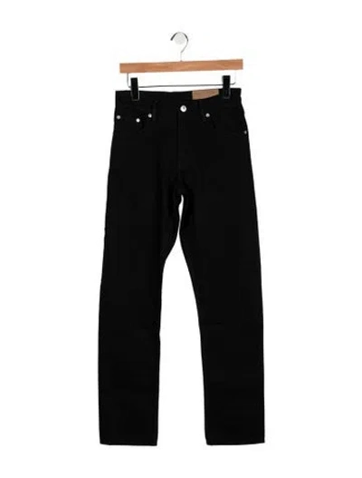 Pre-owned Burberry Straight-leg Jeans W/ Tags In Black