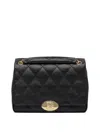 Burberry Quilted Chain Strap Crossbody Bag With Gold-tone Hardware In Black