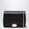 Burberry Small Strand Quilted Leather Shoulder Bag In Black