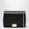 Burberry Small Strand Quilted Leather Shoulder Bag In Black