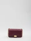 Burberry Strand Pouch With Chain In Red