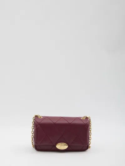 Burberry Strand Pouch With Chain In Red