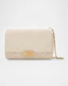 Burberry Strand Quilted Leather Clutch Bag