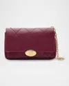Burberry Strand Quilted Leather Clutch Bag In Red