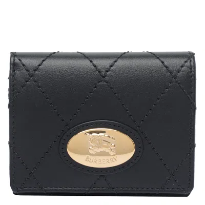 Burberry Strand Wallet In Black