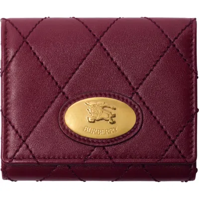 Burberry Strand Wallet In Burgundy