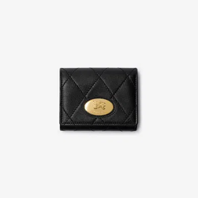 Burberry Strand Wallet In Black