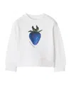 Burberry Baby Printed Cotton Jersey Sweatshirt In White