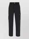 Burberry Stretch Cotton Blend Pants With Cargo Pockets