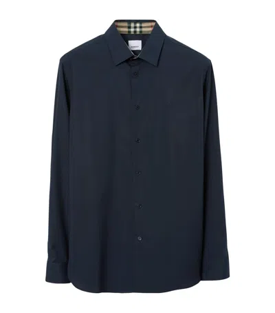 BURBERRY STRETCH-COTTON EKD SHIRT