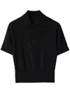 Burberry Cotton Blend Polo Shirt