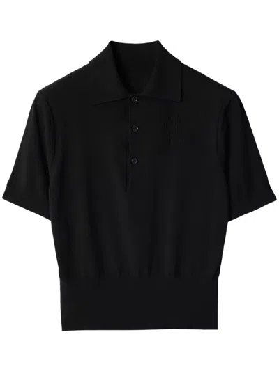 BURBERRY BURBERRY STRETCH COTTON POLO SHIRT