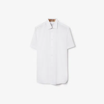 BURBERRY BURBERRY SLIM FIT STRETCH COTTON SHIRT