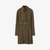 Burberry Stretch Wool Dress In Kindle Melange