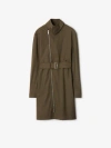 Burberry Stretch Wool Dress In Kindle Melange