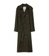 Burberry Check-plaid Reversible Trench Coat In Brown